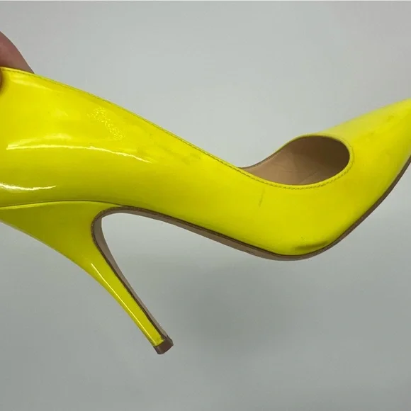 Kate Spade New York Women’s Yellow Heels Size 8 Shoes - Picture 7 of 9